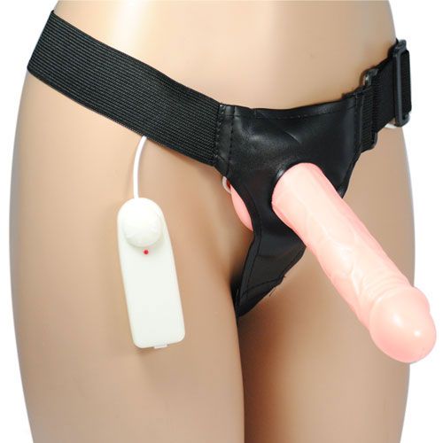 Easy StrapOn Hollow Vibrator